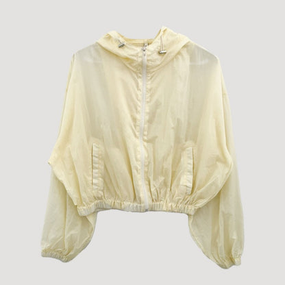 Damen Leichtjacke Übergangsjacke mit Kängurutasche Norvielle