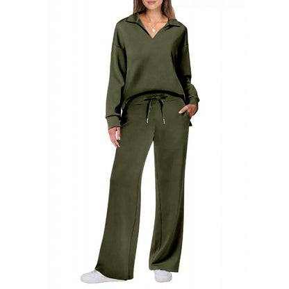 Damen Sweatshirt Hose Set Norvielle
