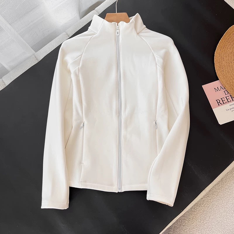 Damen Sportjacke Atmungsaktiv Hochkragen Norvielle