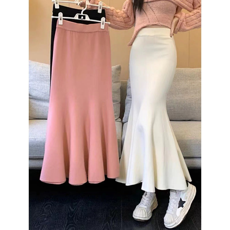 Damen Midirock Schwingender Saum Hochwerder Norvielle - Norvielle