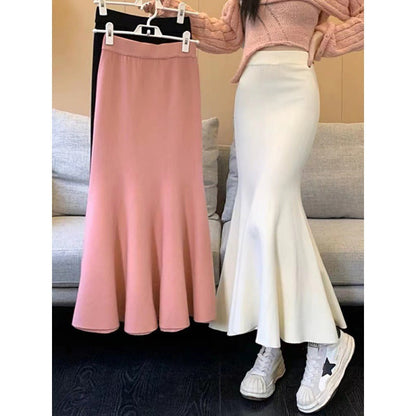 Damen Midirock Schwingender Saum Hochwerder Norvielle - Norvielle