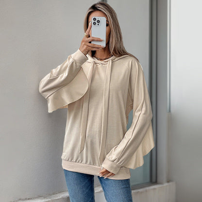 Damen Kapuzenpullover Lässig Elegant Norvielle