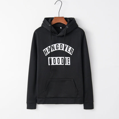 Damen Kapuzenpullover Lustiger Aufdruck Kängurutaschen Norvielle