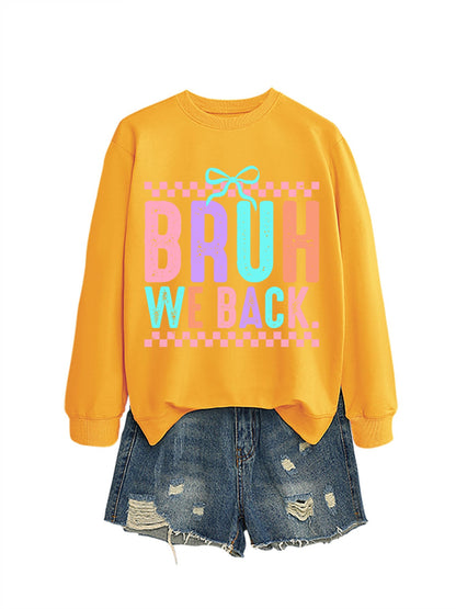 Damen Sweatshirt Bequem Fröhlicher Druck Norvielle