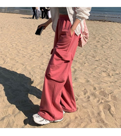 Damen Freizeithose Große Taschen Norvielle