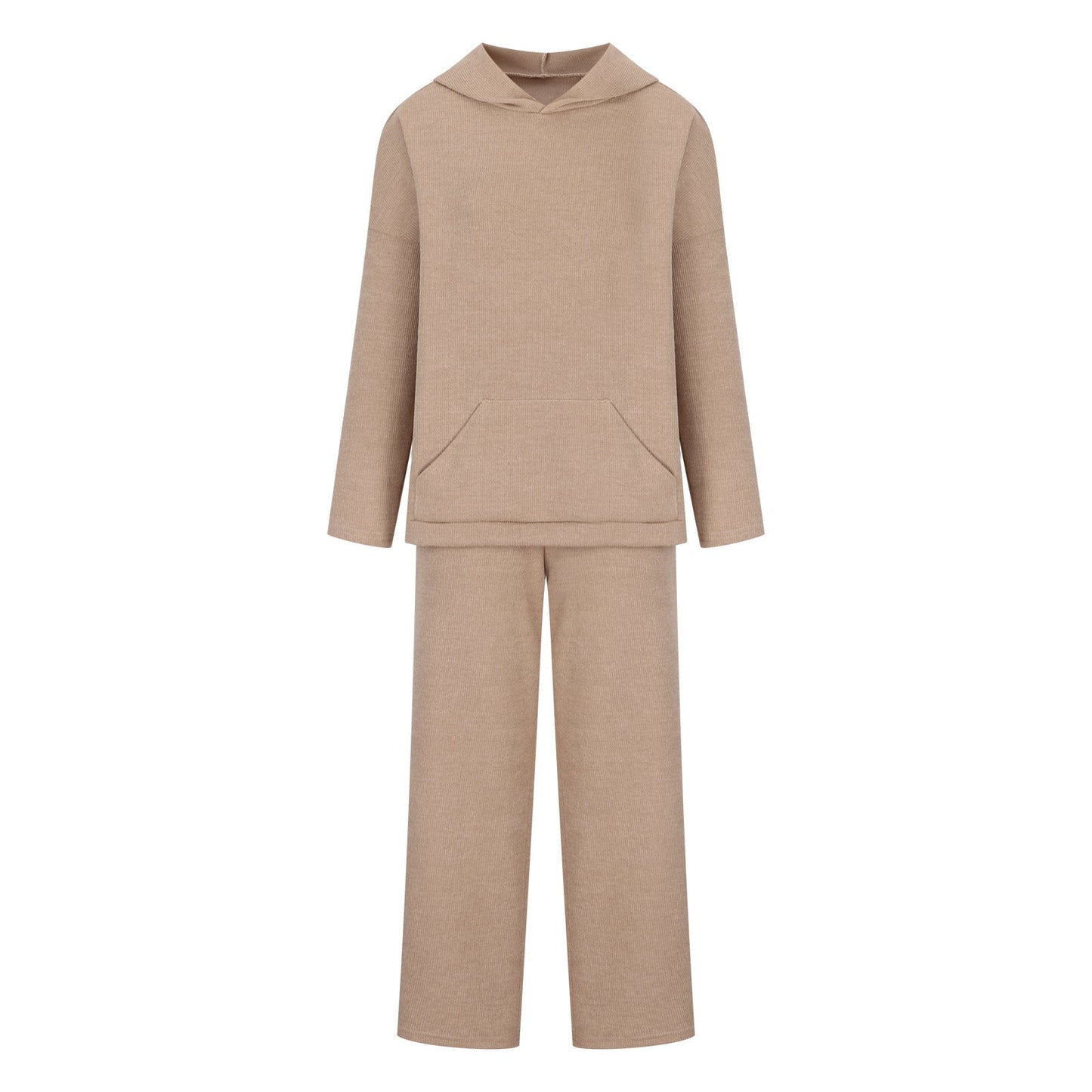 Damen Langarm-Hoodie-Set mit Palazzo-Hosen Norvielle