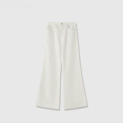 Damen High-Waist Jeans Weit Norvielle