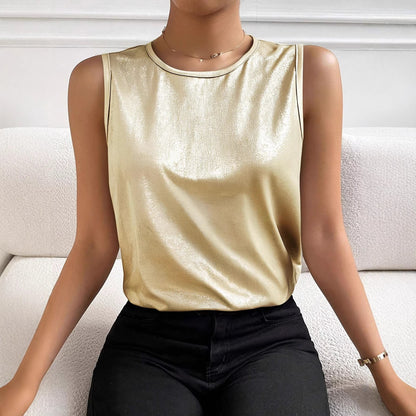 Damen Ärmelloses Schimmerstoff Elegantes Norvielle - Norvielle