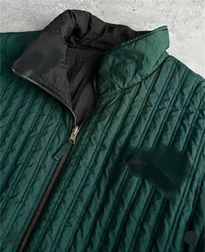 Damen Steppjacke Hochkragen Verdeckter Reißverschluss Norvielle