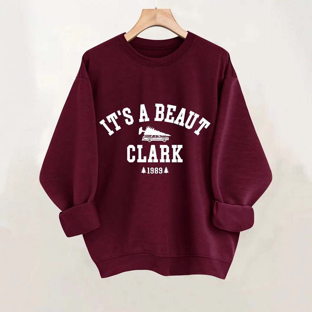 Damen Sweatshirt Lässiger Schriftzug Bequemer Schnitt Norvielle