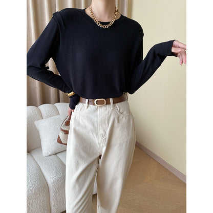 Damen Langarmshirt Sportlich Elegant Norvielle