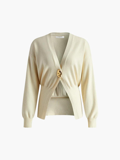 Damen Strickjacke Eleganter Verschluss Norvielle