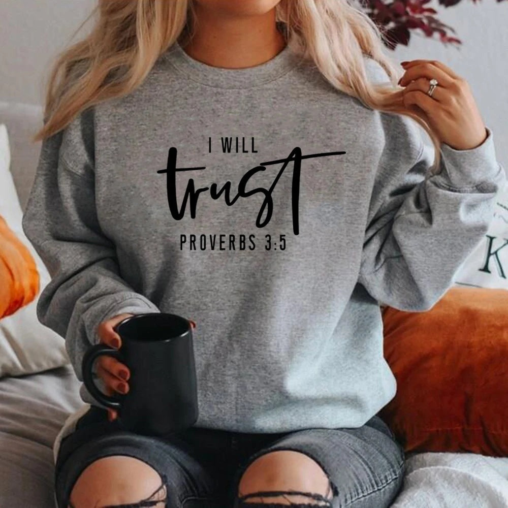 Damen Sweatshirt Bequem Motivierender Schriftzug Norvielle