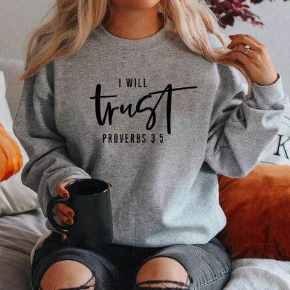 Damen Sweatshirt Bequem Motivierender Schriftzug Norvielle