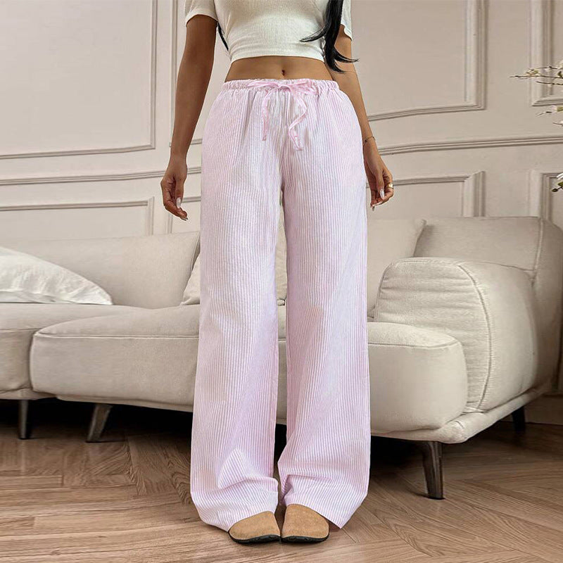 Damenhosen Norvielle Elastischer Bund Komfort Schwarz - Norvielle