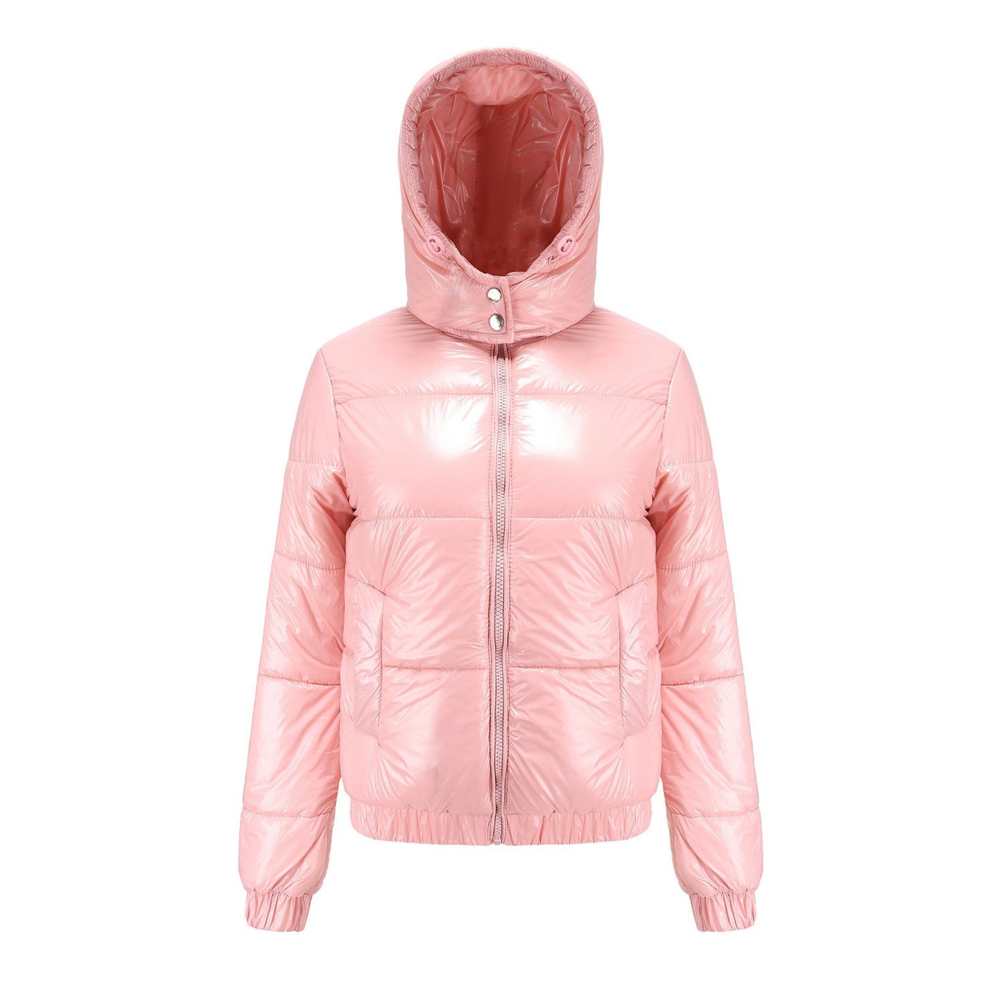 Damen Winterjacke Wasserabweisend Thermo Komfort Glänzend