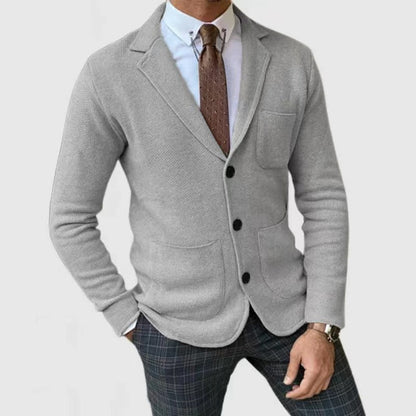 Herren Strickjacke Elegante Taschen Norvielle