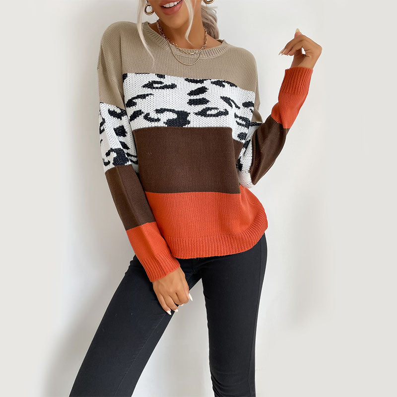 Damen Strickpullover Einzigartiges Muster Lässiger Schnitt Norvielle
