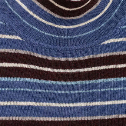 Damen Rollkragenpullover Streifenoptik