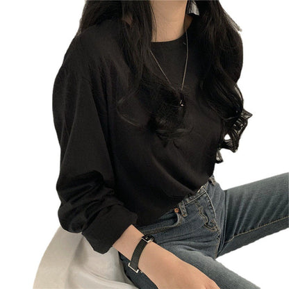Damen Langarmshirt Lässiger Schnitt Zeitloses Design