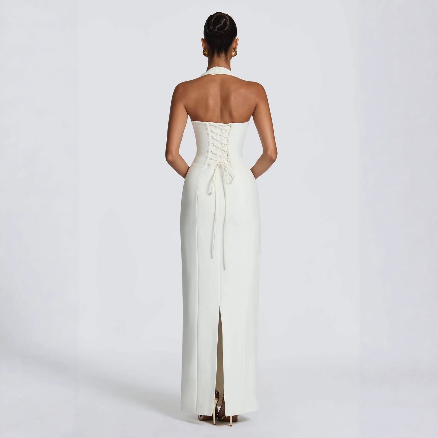 Damen Abendkleid Elegantes Herz-Ausschnitt Schwingender Saum Norvielle