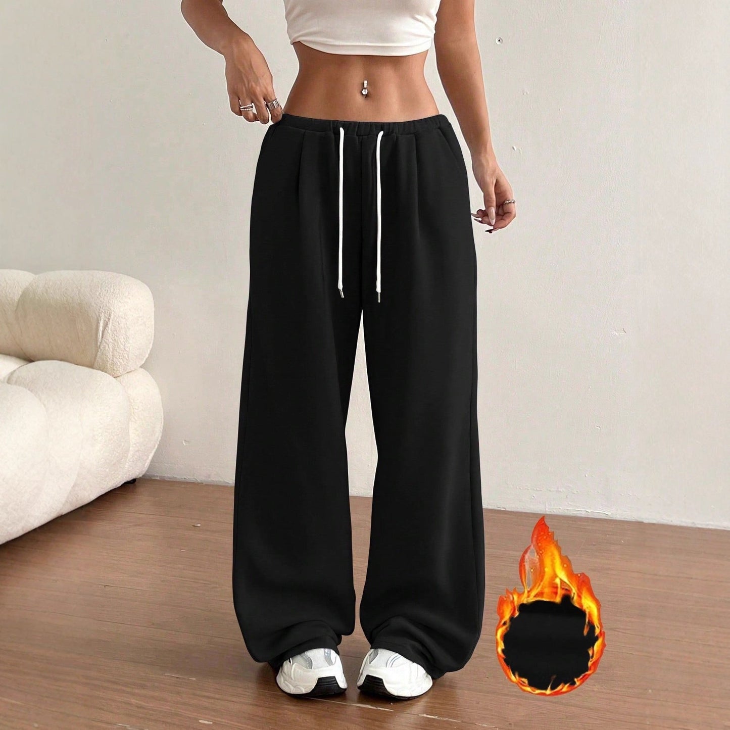Damen Sweathose Bequem Lässiger Schnitt Norvielle