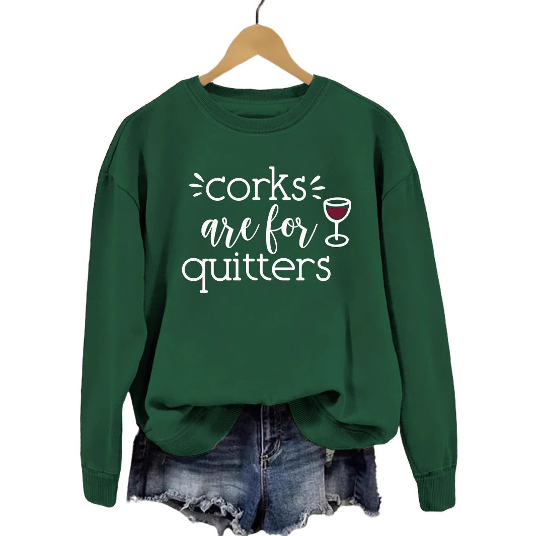 Damen Sweatshirt Lässiger Schnitt Mit Kreativem Spruch Norvielle