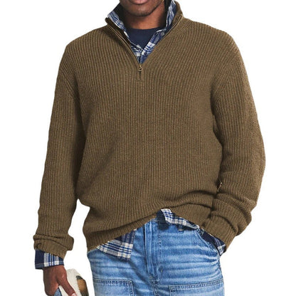 Herren Zip-Pullover Stilvoll Norvielle