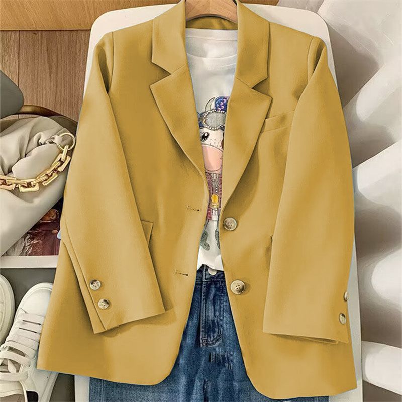 Damen Blazer Doppelter Knopfleiste Norvielle