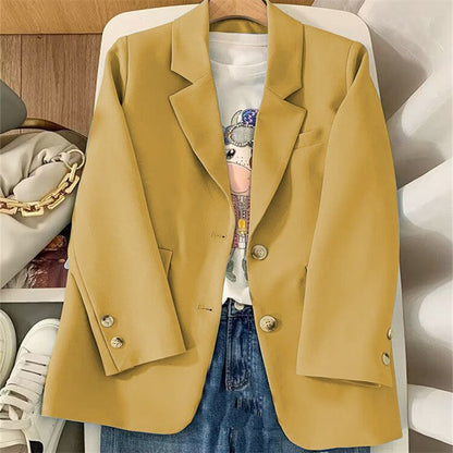 Damen Blazer Doppelter Knopfleiste Norvielle