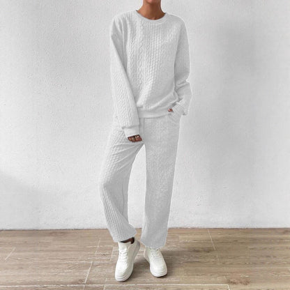 Damen Strickset Lockerer Schnitt Kuschelig Norvielle - Norvielle