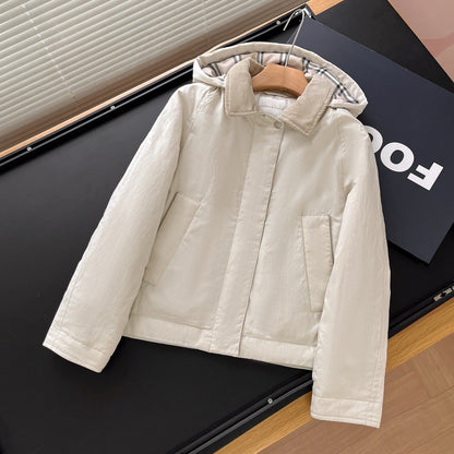 Damen Kurzjacke mit Kapuze Norvielle