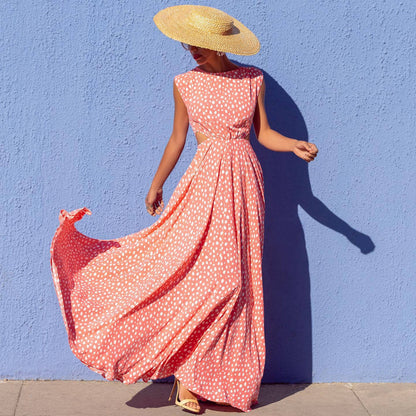Damen Maxikleid Bodenlang Elegantes Design