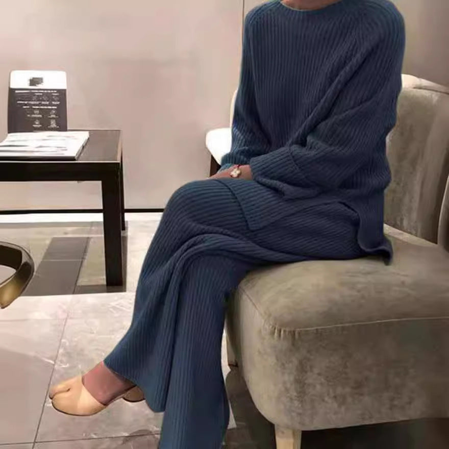 Damen Strickensemble Weit Schnitt Norvielle