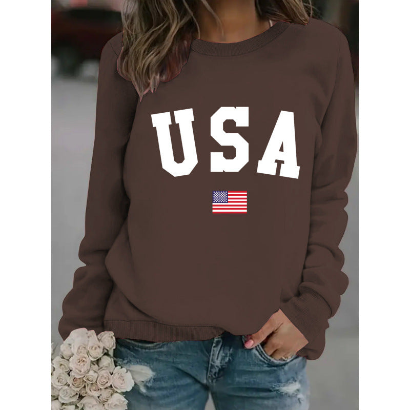 Damen Sweatshirt Modernes Statement Gemütlich Norvielle