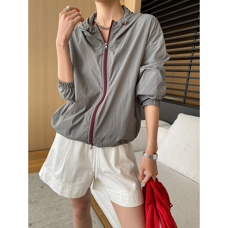 Damen Übergangsjacke Funktions-Taschen Verstellbarer Saum Norvielle - Norvielle