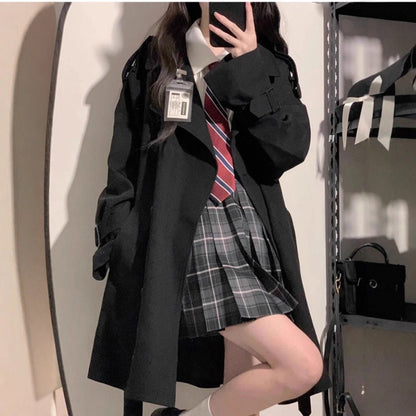 Damen Trenchcoat Oversized Schnitt Norvielle