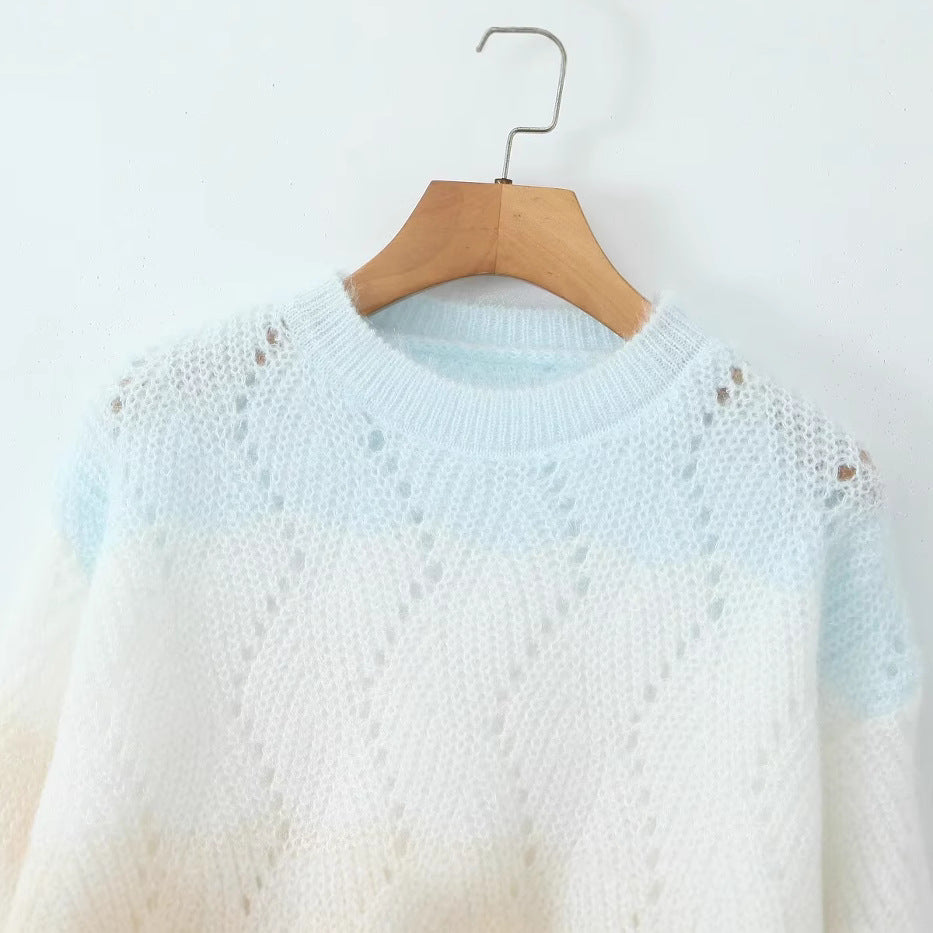Damen Strickpullover Komfortabel Weich Pastellfarben
