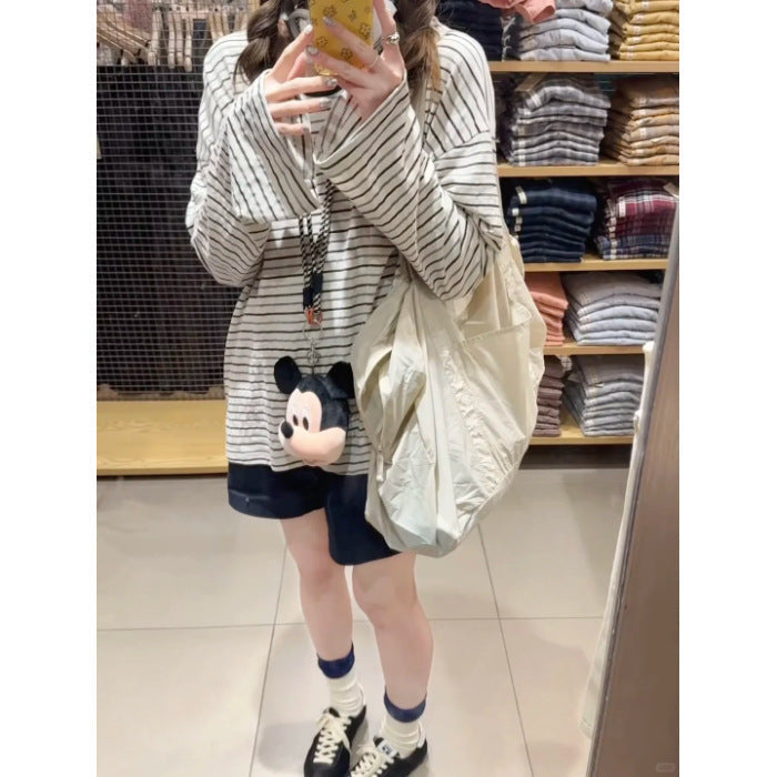 Damen Übergrößen-Shirt Norvielle Baumwolle Relaxed Fit