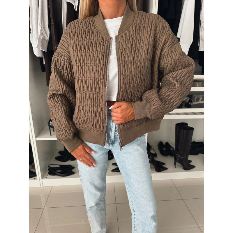 Cleora Damen Steppjacke Leicht Reißverschluss