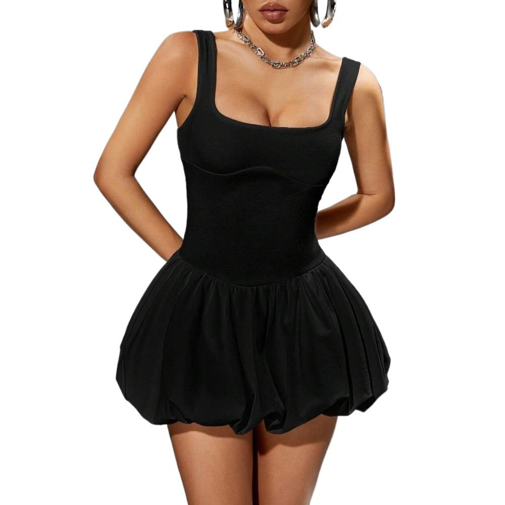 Damen Sportliches Minikleid elastisch mit Taschen Norvielle