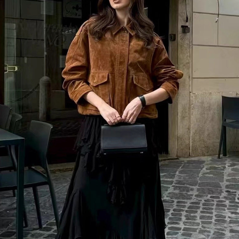 Damen Oversized Jacke Leicht Norvielle - Norvielle