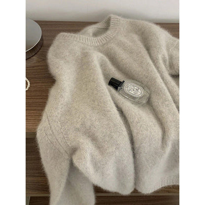 Damen Pullover Feine Strickmischung Norvielle Beige - Norvielle