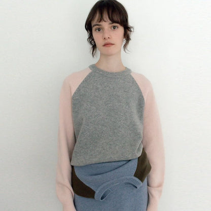 Damen Strickpullover Raglanärmel Norvielle - Norvielle