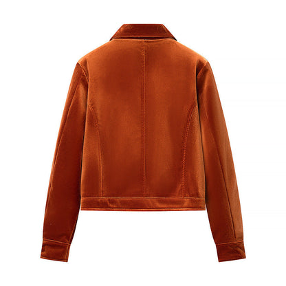 Damen Samtjacke Norvielle
