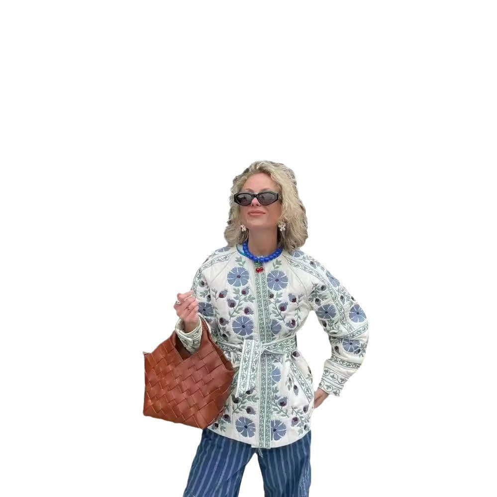 Damen Bomberjacke Gestickt Norvielle