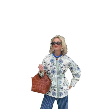 Damen Bomberjacke Gestickt Norvielle