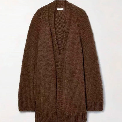 Damen Oversize Strickcardigan Weich Norvielle
