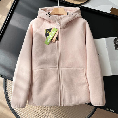 Damen Fleecejacke Hochkragen Mit Seitentaschen Norvielle