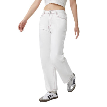 Damen Jeans mit Stickereien Blumenmuster Norvielle